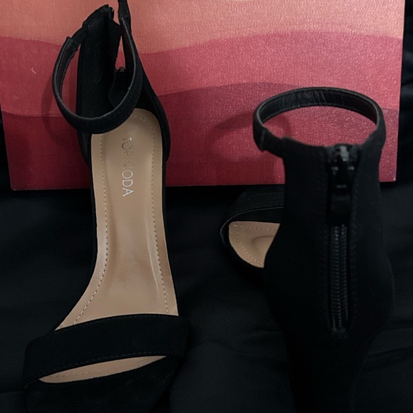 Top Moda Women's Platform chunky heel ankle strap High heel - Picture 2 of 3